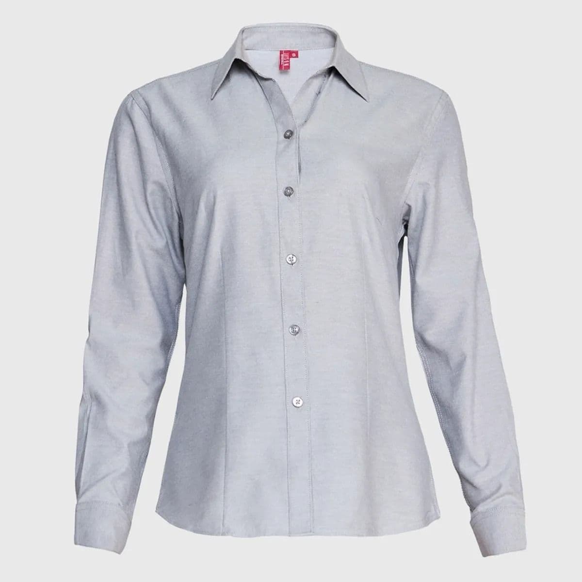 Blusa Oxford Cuello V